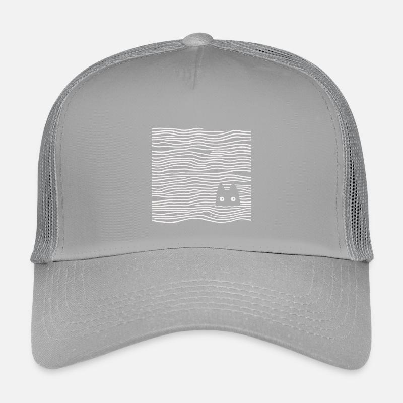 Katze im Meer Kinder Trucker-Cap