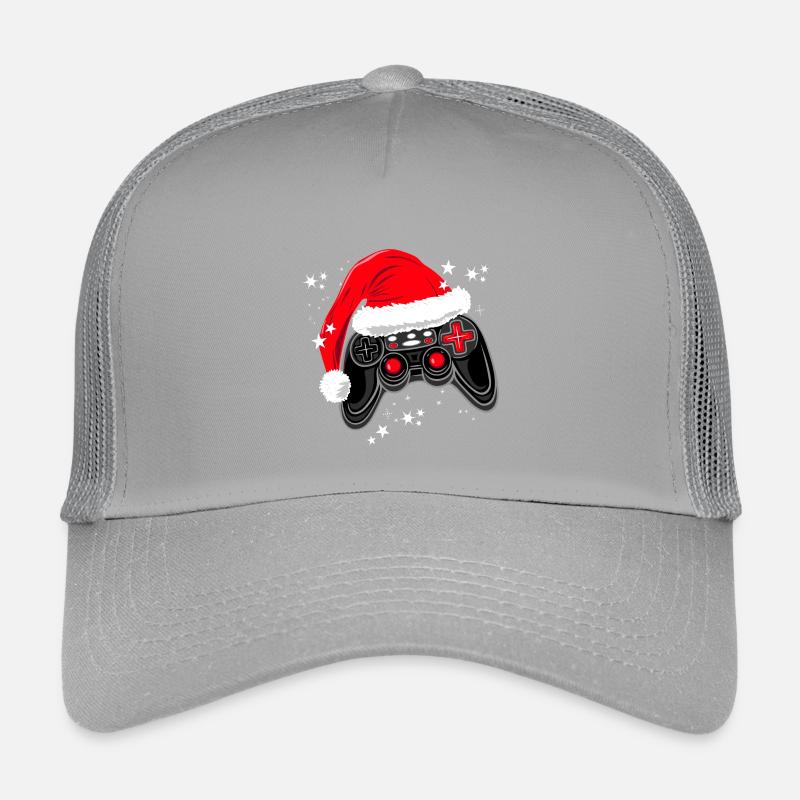 Gaming-Controller mit Weihnachtsmütze Kinder Trucker-Cap