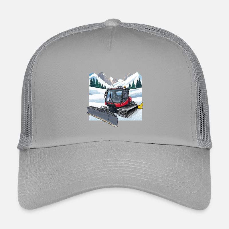 Déneigement de la dameuse Casquette trucker enfant