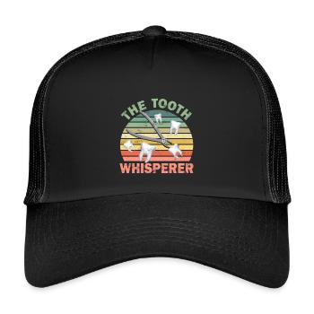 Dentist Dentist - Kids’ Trucker Cap - black/black - Front