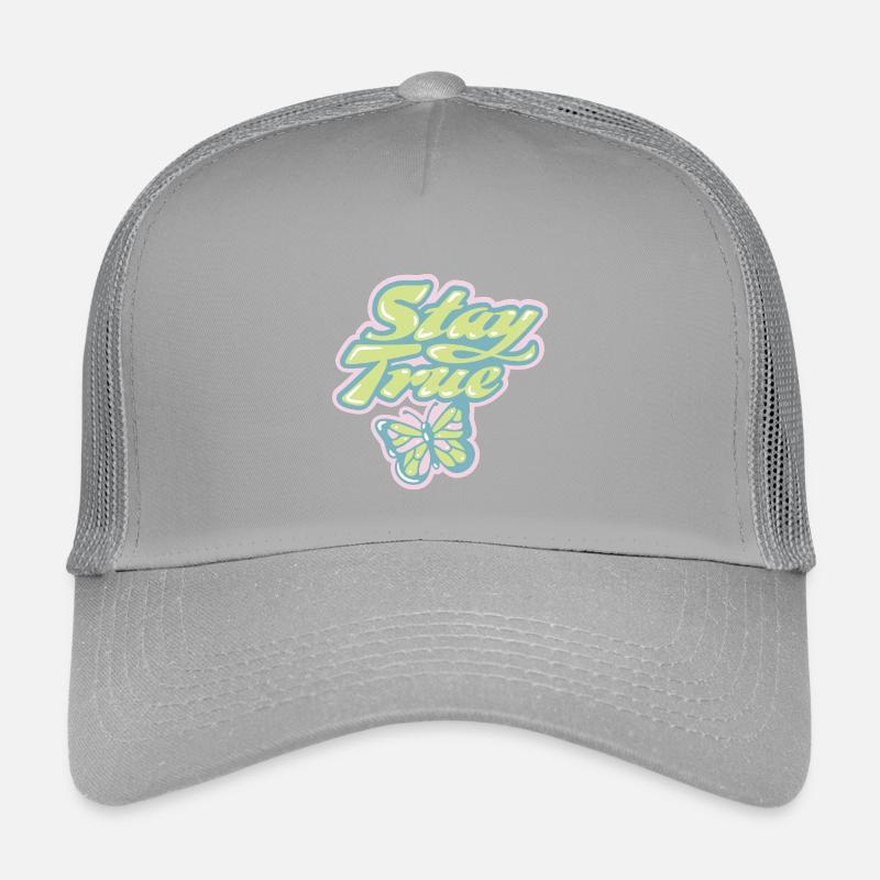Stay True – Soft Pastel Retro Kids’ Trucker Cap