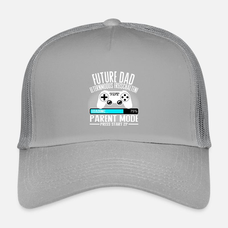 Future Dad – Parent Mode On Kinder Trucker-Cap