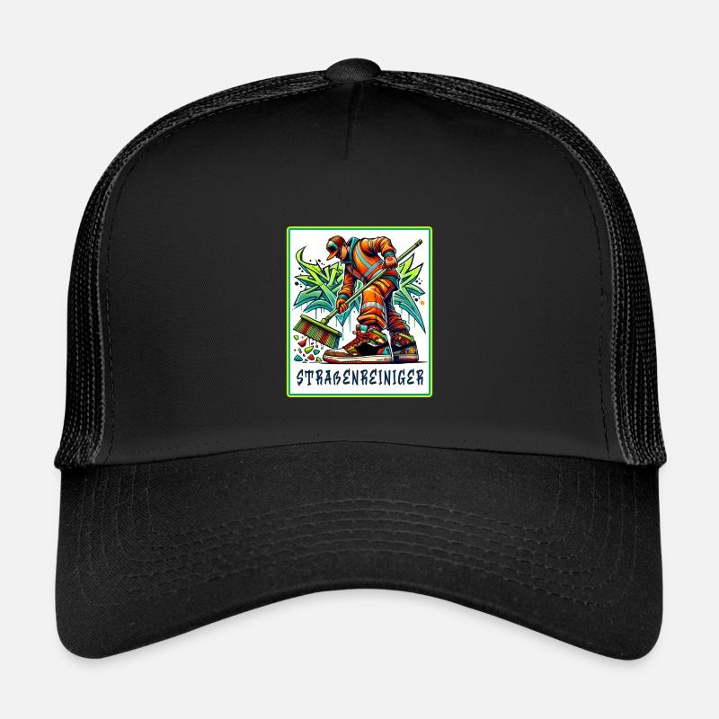 Nettoyeur de rues dans le style graffiti Casquette trucker enfant