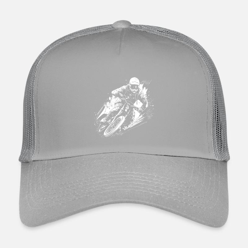 Dessin de motard BMX Casquette trucker enfant