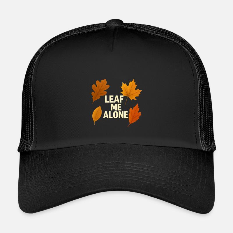 Leave Me Alone - Kids’ Trucker Cap - black/black