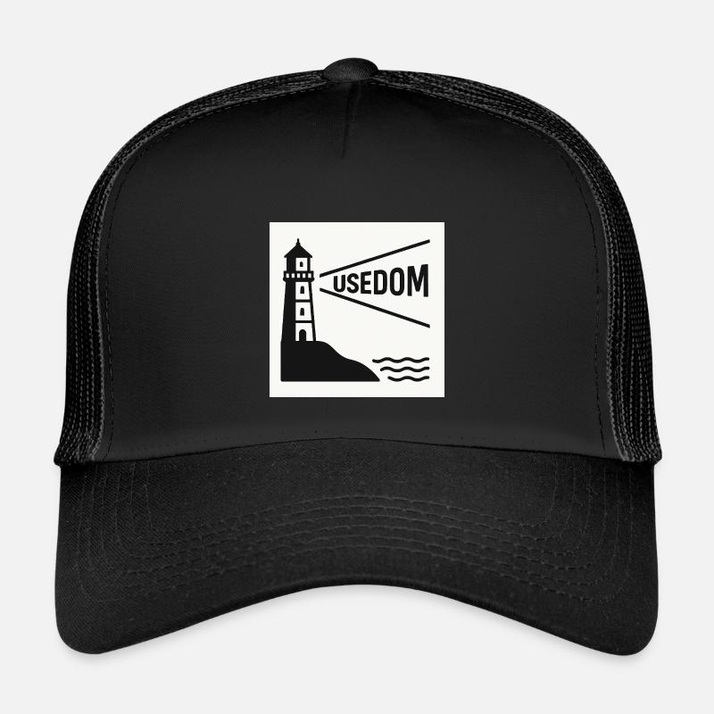 Usedom - Kinder Trucker-Cap - Schwarz/Schwarz