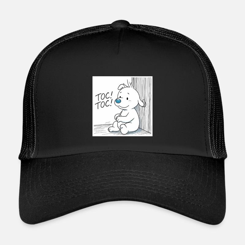 Idéfix Frappe Toc Toc Toc - Kinder Trucker-Cap - Schwarz/Schwarz