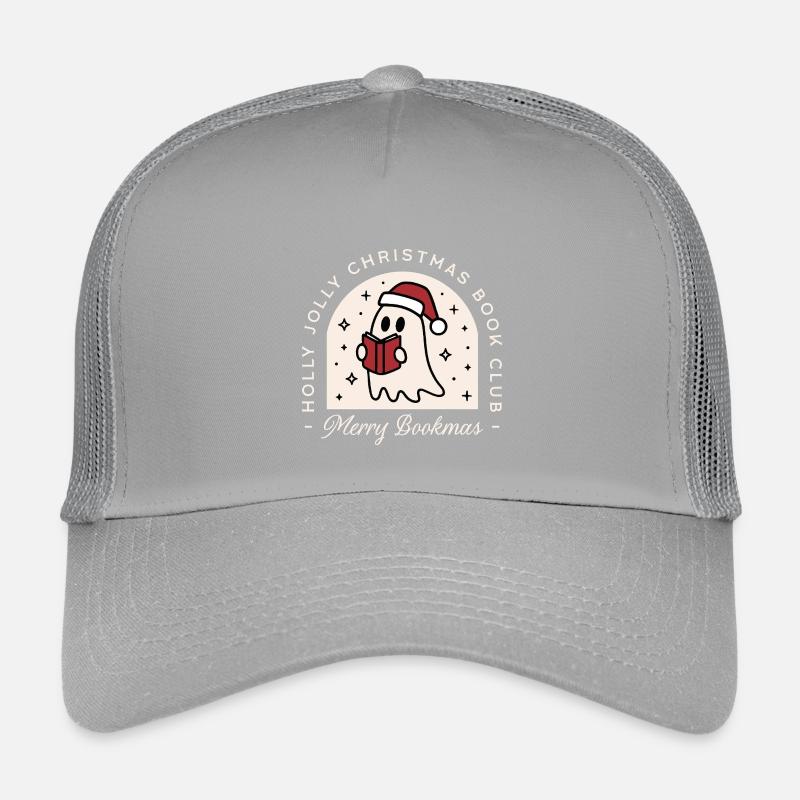 Christmas book club ghost reading holiday reader Kids’ Trucker Cap