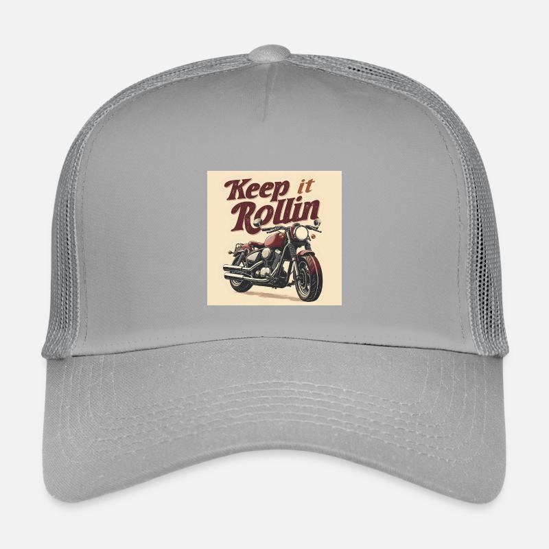 Keep it Rollin' – Minimalist Typography Kids’ Trucker Cap