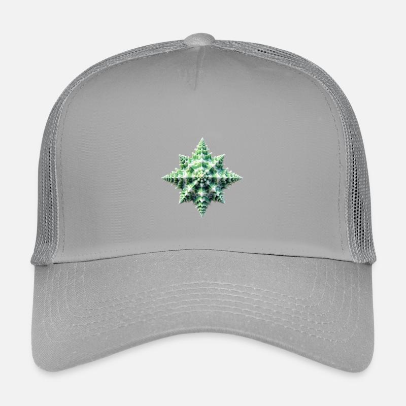 Grüne Stern-Muschel Kinder Trucker-Cap