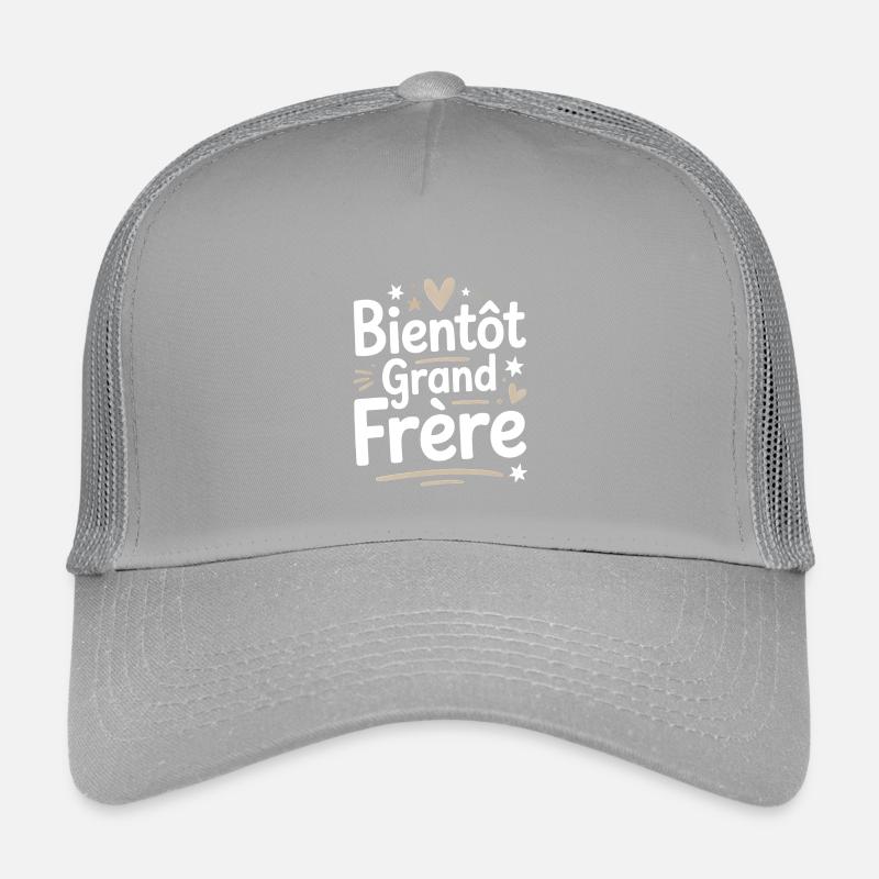 Bald ein großer Bruder Kinder Trucker-Cap