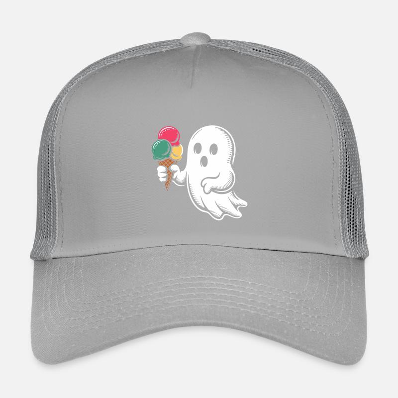 Geist mit Eiscreme Popart Kinder Trucker-Cap