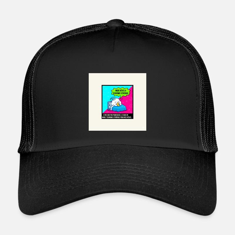 Energieträume-Modus - Kinder Trucker-Cap - Schwarz/Schwarz