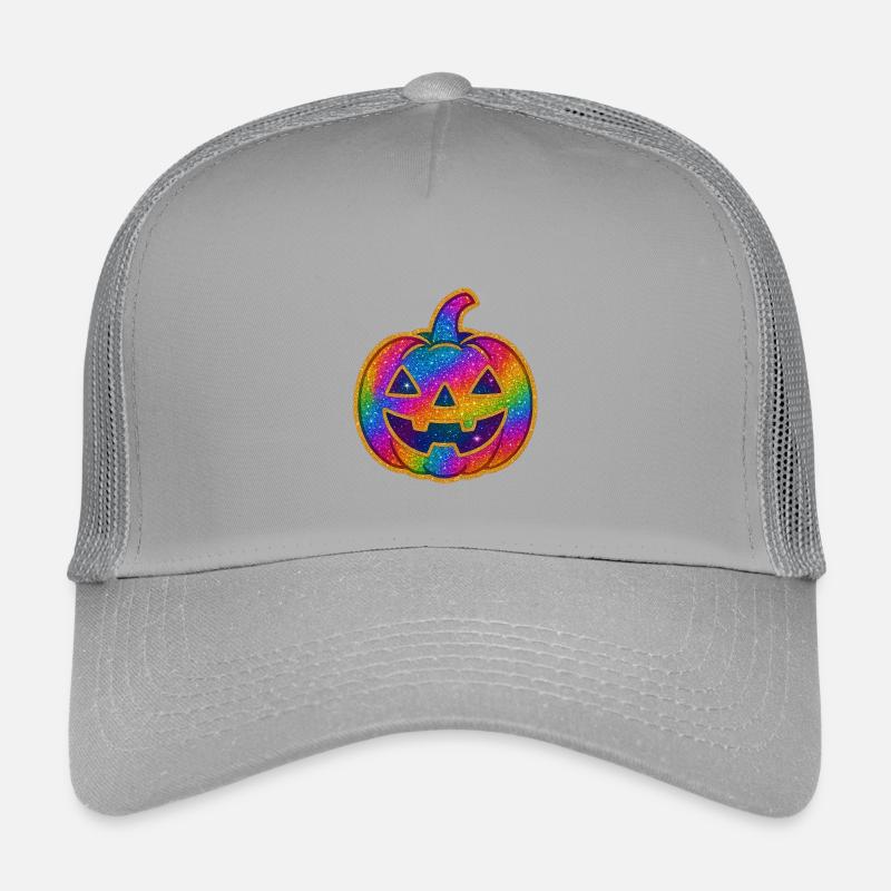 Regenbogen Glitzer Kürbis Kinder Trucker-Cap