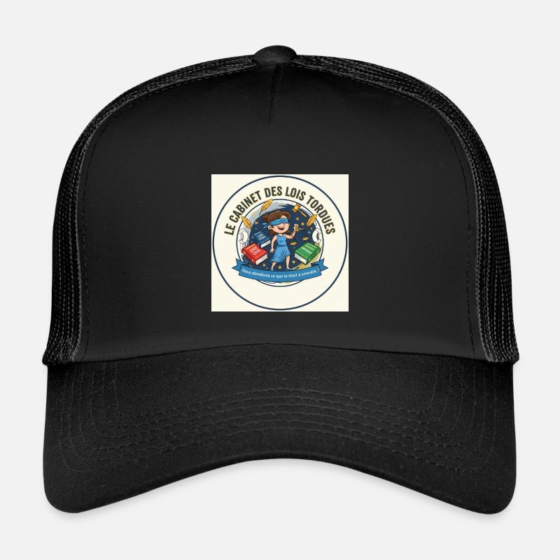 Das Kabinett der Torbude-Gesetze - Kinder Trucker-Cap - Schwarz/Schwarz