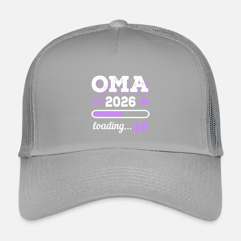 Grand-mère 2026 Loading Idée de cadeau de grossesse Casquette trucker enfant