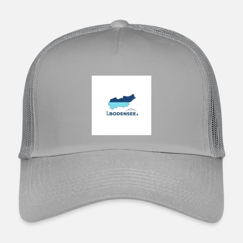 Bodensee Landschaftslogo Seeufer Kinder Trucker-Cap