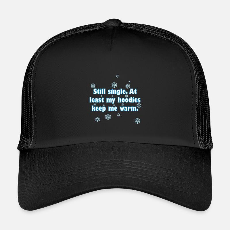Winter - Kinder Trucker-Cap - Schwarz/Schwarz