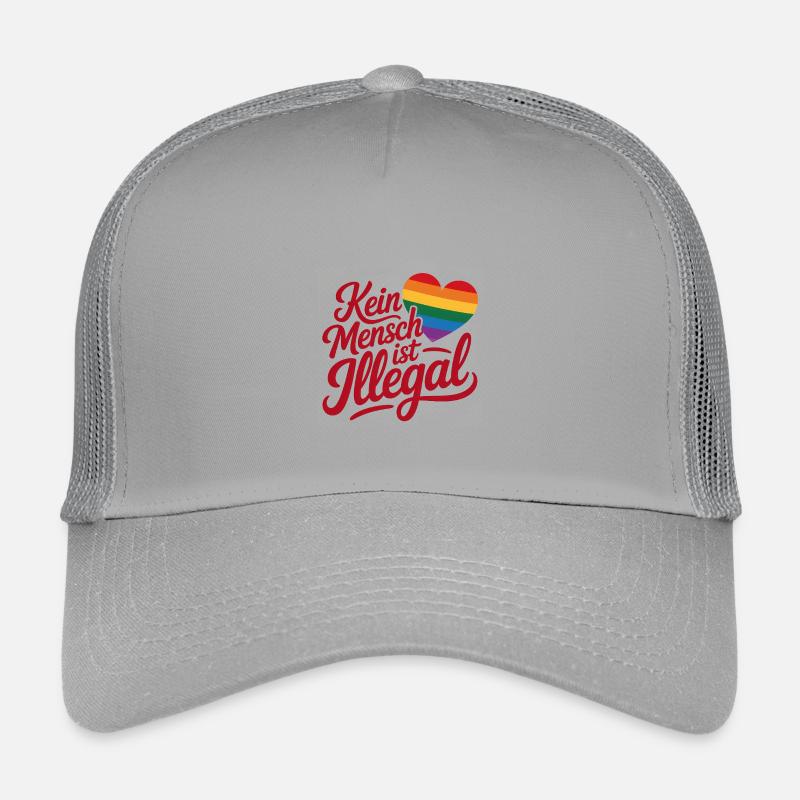 No One Is Illegal - Cool Pride Logo Kids’ Trucker Cap
