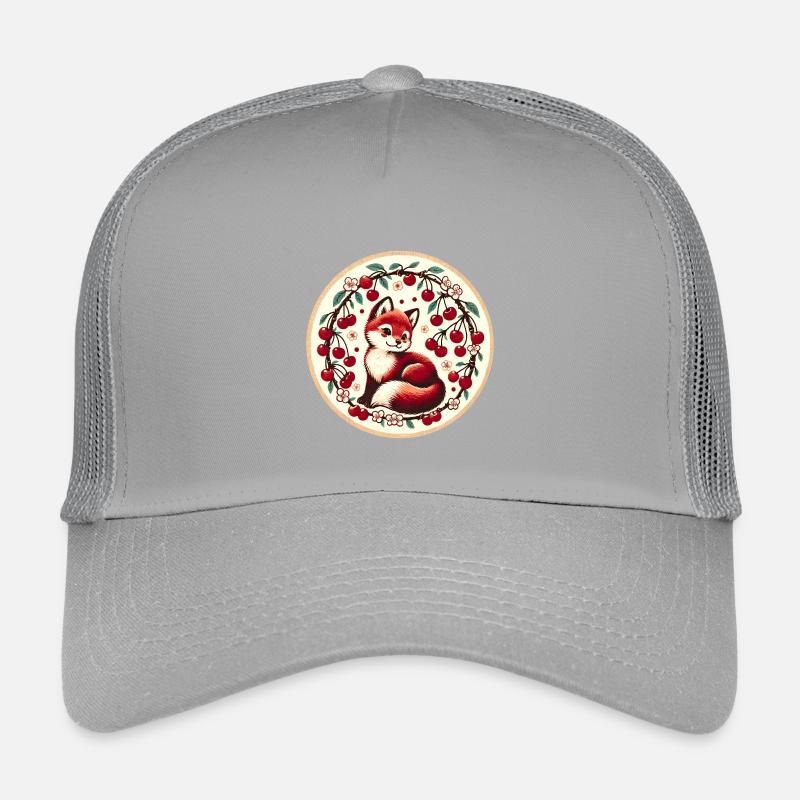 Cercle Vintage Cherry Ring Fox Casquette trucker enfant
