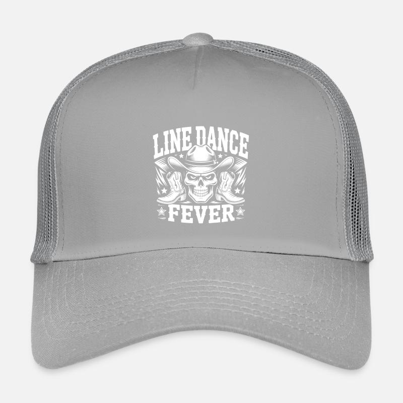 Line Dance Skull Boots Kinder Trucker-Cap