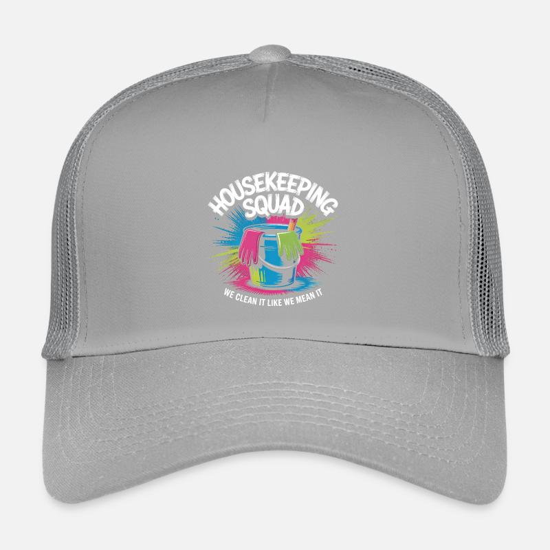 Funny Cleaning Design Kids’ Trucker Cap