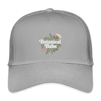 Kräuterkundige Botanische Kindheit Professioneller Klinischer DC - Kinder Trucker-Cap - Hellgrau - Vorne