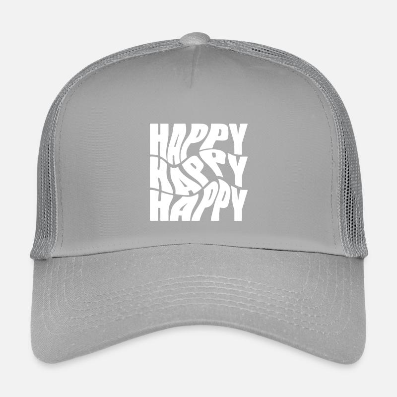 Typographie du graffiti Bold Happy Casquette trucker enfant