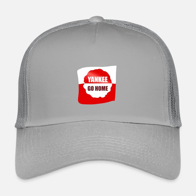 Yankee Go Home Contrast Logo Kids’ Trucker Cap