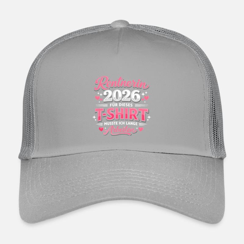 Rente 2026 Rentnerin Das wars Geschenk Kinder Trucker-Cap