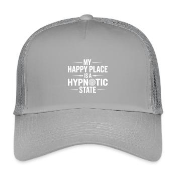 Zertifizierter Spezialist für klinische therapeutische Trance - Kinder Trucker-Cap - Hellgrau - Vorne
