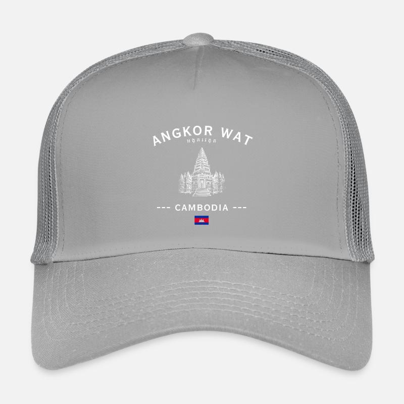 Angkor Wat Silhouette Cambodia Kids’ Trucker Cap