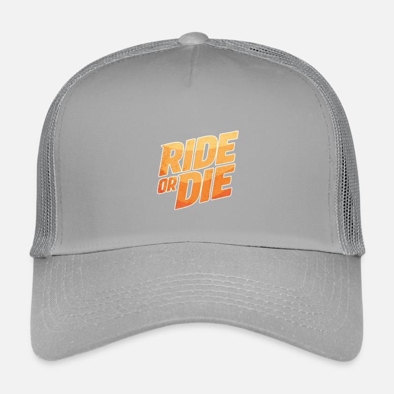 Ride or Die – Comic Orange Style Kids’ Trucker Cap