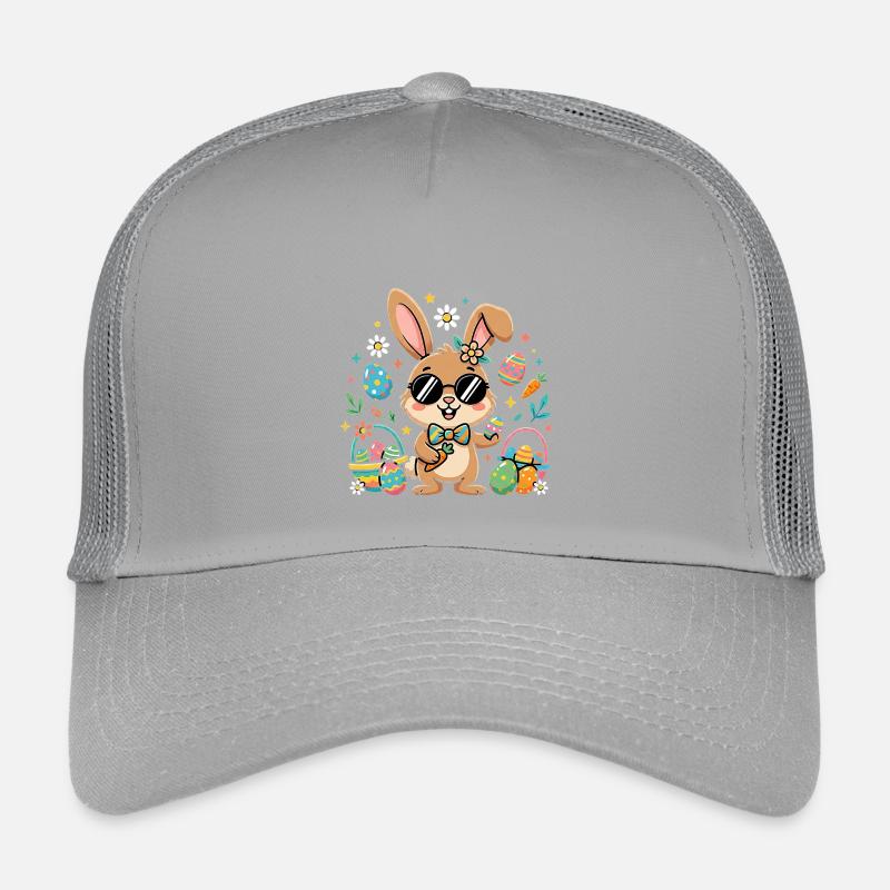 Frohe Ostern Cooler Hase Kinder Trucker-Cap