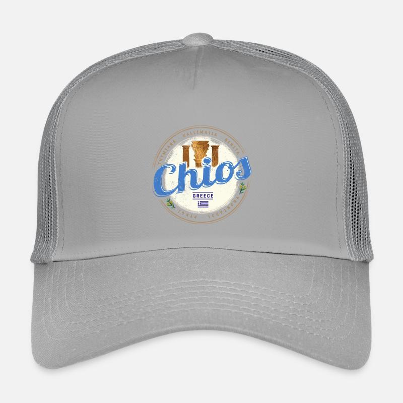 Île de Chios en Grèce Souvenir rétro vintage Casquette trucker enfant