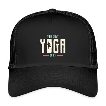 Yoga - Kids’ Trucker Cap - black/black - Front