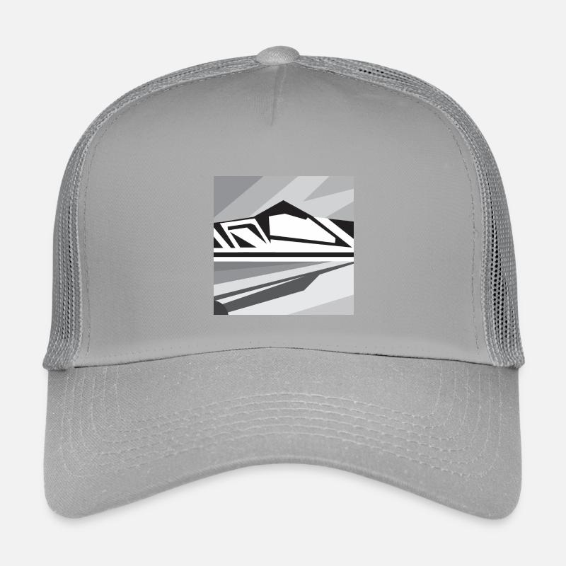 Geometric Mountains Kids’ Trucker Cap