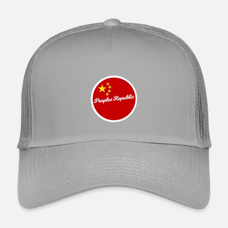 Red Circle China with Stars Kids’ Trucker Cap