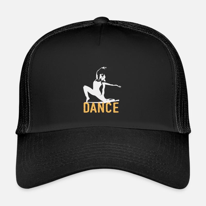 Modern Dance Tanz Ballett - Kinder Trucker-Cap - Schwarz/Schwarz