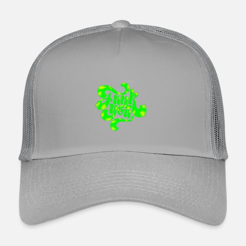 Conception de texte punk néon vert Casquette trucker enfant
