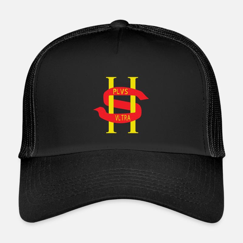 PLVS VLTRA - Casquette trucker enfant - noir/noir