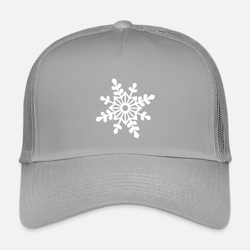 Flocon de neige blanc Casquette trucker enfant