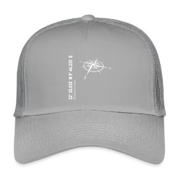 Koordinaten Hannover - Kinder Trucker-Cap - Hellgrau - Vorne
