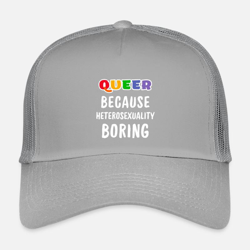 Queer parce que l’hétérosexualité est ennuyeuse Casquette trucker enfant