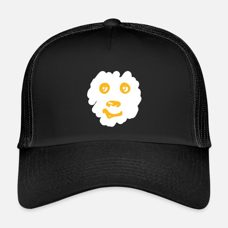 Bärenjunges - Kinder Trucker-Cap - Schwarz/Schwarz