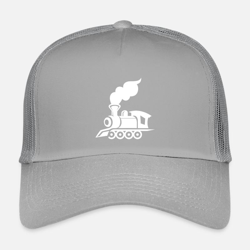 Locomotive Drawing Kids’ Trucker Cap
