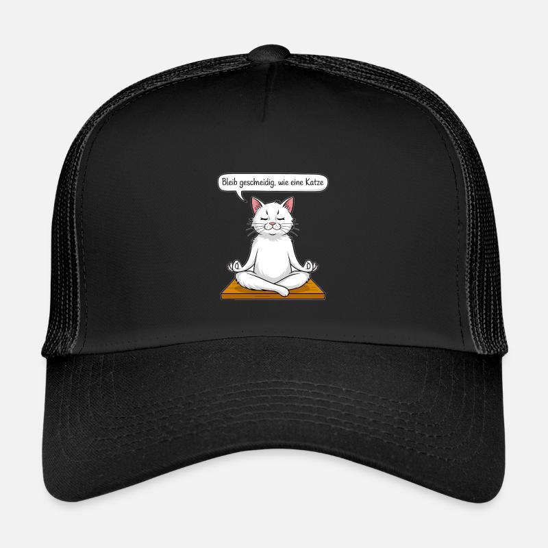 Cat Meditation Kids’ Trucker Cap