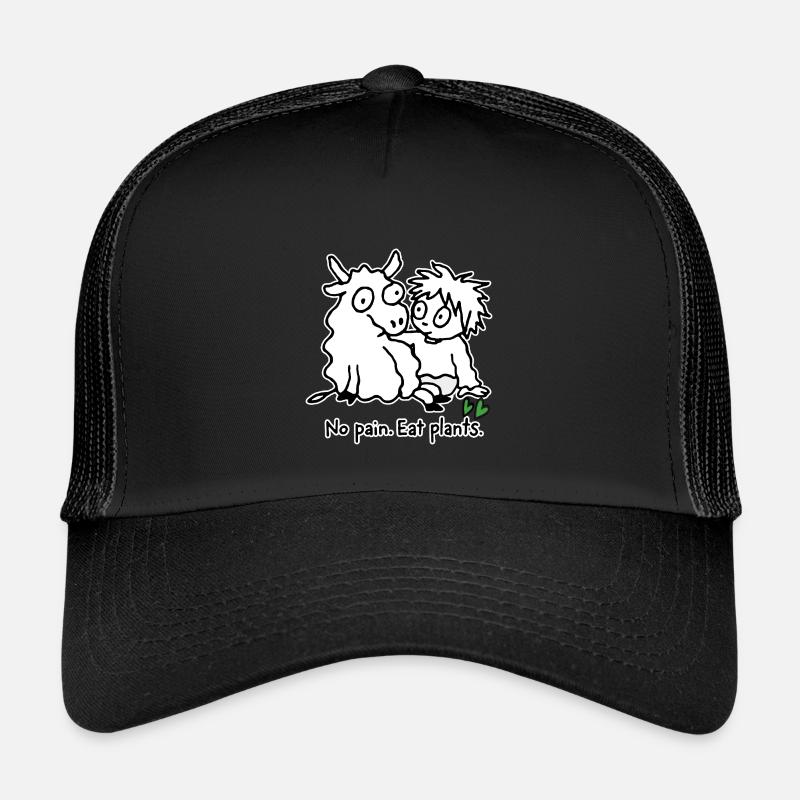 Esse Pflanzen - Kinder Trucker-Cap - Schwarz/Schwarz