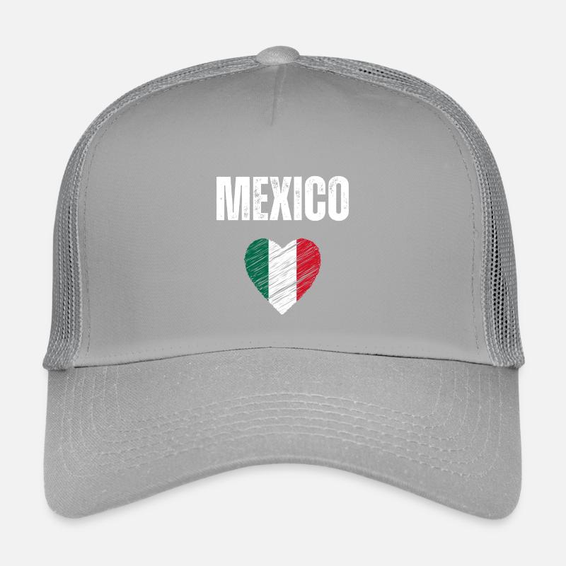 J’aime le Mexique, drapeau du Mexique Casquette trucker enfant