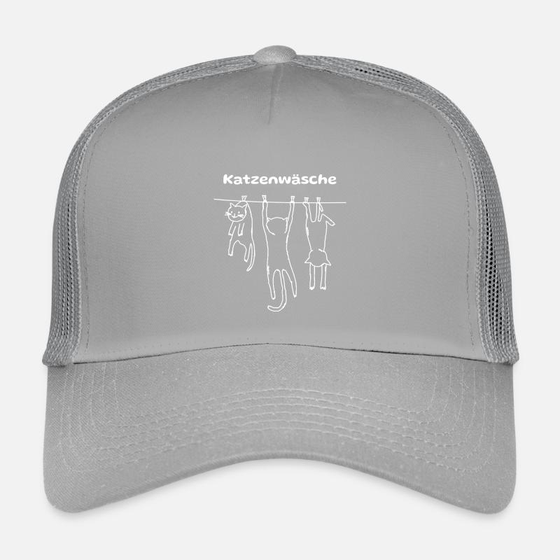 Idée cadeau pour t-shirt pour chat, lavage de chat, maison pour chat Casquette trucker enfant